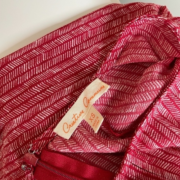 Creative Commune White and Red Skater Dress - Picture 6 of 7